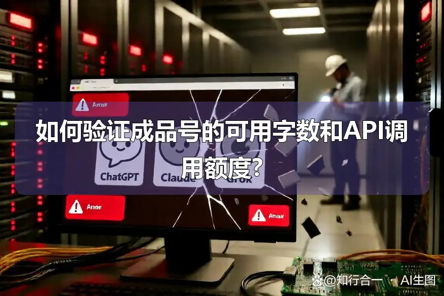 如何验证成品号的可用字数和API调用额度?